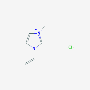 molecular formula C6H11ClN2 B080363 3-Methyl-1-vinyl-1H-imidazolium chloride CAS No. 13474-25-4