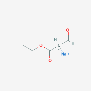 molecular formula C5H7NaO3 B8036480 sodium;ethyl 3-oxopropanoate 