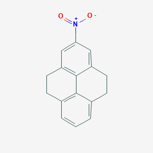 molecular formula C16H13NO2 B080368 2-Nitro-4,5,9,10-tetrahydropyrene CAS No. 10549-22-1