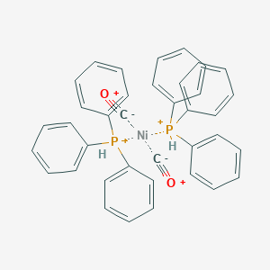 molecular formula C38H32NiO2P2+2 B080369 双(三苯基膦)羰基镍 CAS No. 13007-90-4