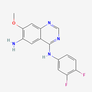 N4-(3,4-Difluorophenyl)-7-methoxy-quinazoline-4,6-diamine
