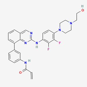 molecular formula C29H28F2N6O2 B8037422 Olafertinib CAS No. 145379-14-2