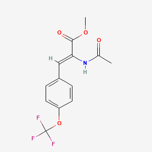 methyl (Z)-2-acetamido-3-[4-(trifluoromethoxy)phenyl]prop-2-enoate