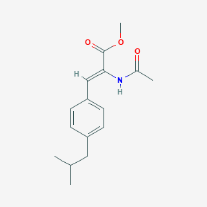 methyl (Z)-2-acetamido-3-[4-(2-methylpropyl)phenyl]prop-2-enoate