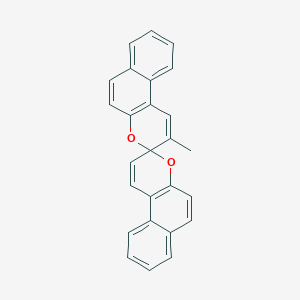 molecular formula C26H18O2 B080375 2-Methyl-3,3'-spirobi[3H-naphtho[2,1-b]pyran] CAS No. 10318-38-4