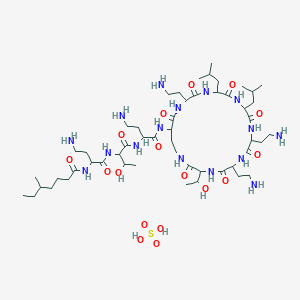 molecular formula C52H100N16O17S B8037535 Colistin sulfate 