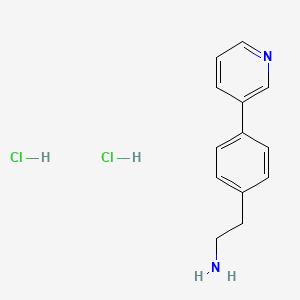 2-[4-(Pyridin-3-yl)phenyl]ethan-1-amine dihydrochloride