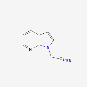 1h-Pyrrolo[2,3-b]pyridine-1-acetonitrile