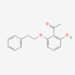 1-[2-Hydroxy-6-(2-phenylethoxy)phenyl]ethanone