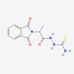 [2-(1,3-Dioxoisoindol-2-yl)propanoylamino]thiourea