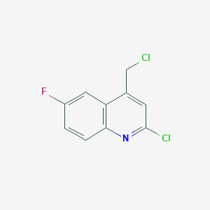 2-Chloro-4-(chloromethyl)-6-fluoroquinoline