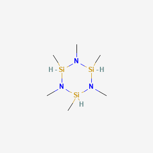 molecular formula C6H21N3Si3 B8038056 1,2,3,4,5,6-Hexamethylcyclotrisilazane 