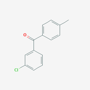 molecular formula C14H11ClO B080381 3-Chloro-4'-methylbenzophenone CAS No. 13395-60-3