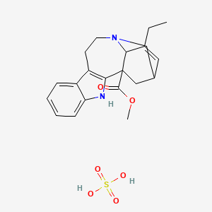 molecular formula C21H26N2O6S B8038114 Catharanthine sulfate 