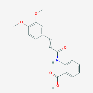 N-(3',4'-dimethoxycinnamoyl)anthranilic acid