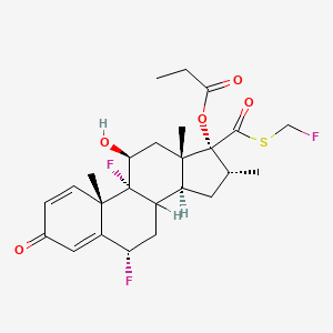 molecular formula C25H31F3O5S B8038149 Fluticasone propiponate 