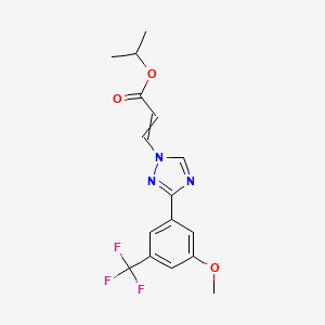 molecular formula C16H16F3N3O3 B8038164 KPT-185 