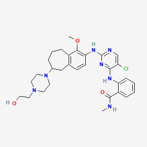 molecular formula C30H38ClN7O3 B8038223 CEP-37440 