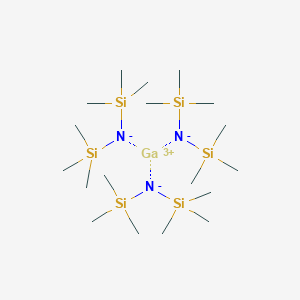 molecular formula C18H54GaN3Si6 B8038272 gallium;bis(trimethylsilyl)azanide 