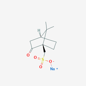 molecular formula C10H15NaO4S B8038306 Sodium ((1R,4S)-7,7-dimethyl-2-oxobicyclo[2.2.1]heptan-1-yl)methanesulfonate 