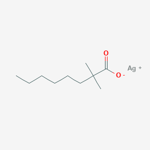 molecular formula C10H19AgO2 B8038435 silver;2,2-dimethyloctanoate 