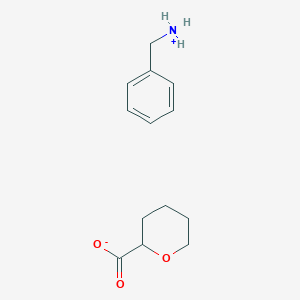 molecular formula C13H19NO3 B8038546 Benzylazanium;oxane-2-carboxylate 
