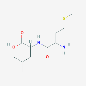 molecular formula C11H22N2O3S B080386 蛋氨酸亮氨酸 CAS No. 14486-16-9