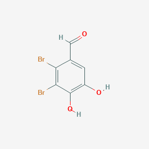 molecular formula C7H4Br2O3 B080389 2,3-Dibromo-4,5-dihydroxybenzaldehyde CAS No. 14045-41-1