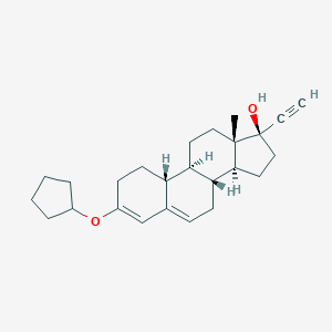 molecular formula C25H34O2 B080394 Quingestanol CAS No. 10592-65-1