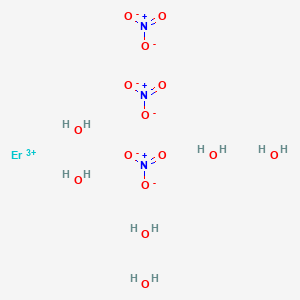 molecular formula ErH12N3O15 B080397 Erbium nitrate hexahydrate CAS No. 13476-05-6