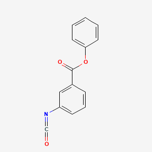 molecular formula C14H9NO3 B8039921 Phenyl 3-isocyanatobenzoate 