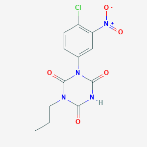 1-(4-Chloro-3-nitrophenyl)-3-propyl-1,3,5-triazinane-2,4,6-trione