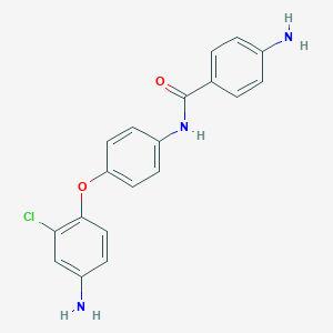 4-amino-N-[4-(4-amino-2-chlorophenoxy)phenyl]benzamide