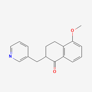 5-methoxy-2-(pyridin-3-ylmethyl)-3,4-dihydro-2H-naphthalen-1-one