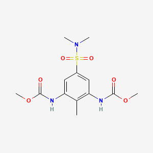 methyl N-[5-(dimethylsulfamoyl)-3-(methoxycarbonylamino)-2-methylphenyl]carbamate