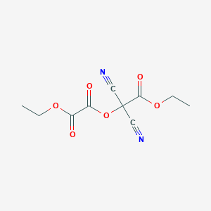 2-O-(1,1-dicyano-2-ethoxy-2-oxoethyl) 1-O-ethyl oxalate
