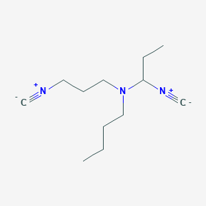 molecular formula C12H21N3 B8040626 N-(1-isocyanopropyl)-N-(3-isocyanopropyl)butan-1-amine 