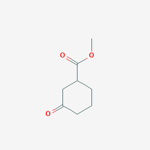 molecular formula C8H12O3 B080407 Methyl 3-oxocyclohexanecarboxylate CAS No. 13148-83-9