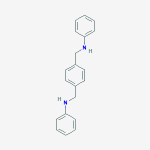 molecular formula C20H20N2 B080408 alpha,alpha'-Dianilino-p-xylene CAS No. 13170-62-2