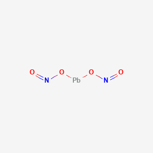 molecular formula N2O4Pb B080409 Nitrous acid, lead(2+) salt (2:1) CAS No. 13826-65-8