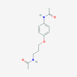 molecular formula C13H18N2O3 B8041104 N-[3-(4-acetamidophenoxy)propyl]acetamide 