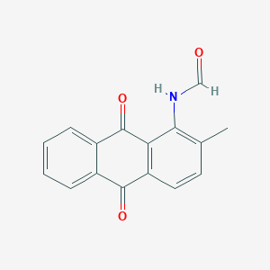 molecular formula C16H11NO3 B8041951 N-(2-methyl-9,10-dioxoanthracen-1-yl)formamide 