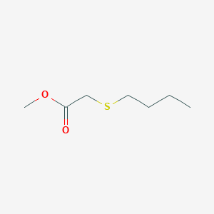 molecular formula C7H14O2S B080420 Methyl 2-(butylsulfanyl)acetate CAS No. 10309-14-5
