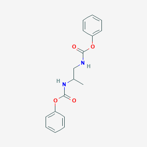 molecular formula C17H18N2O4 B8042275 phenyl N-[1-(phenoxycarbonylamino)propan-2-yl]carbamate 
