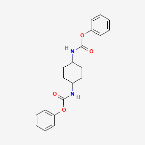 molecular formula C20H22N2O4 B8042655 phenyl N-[4-(phenoxycarbonylamino)cyclohexyl]carbamate 