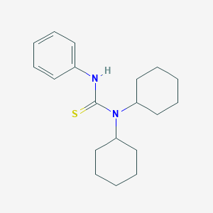 molecular formula C19H28N2S B080428 1,1-Dicyclohexyl-3-phenylthiourea CAS No. 15093-49-9