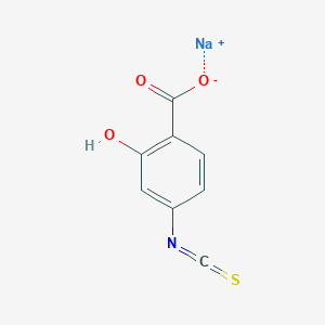 molecular formula C8H4NNaO3S B8043403 Sodium;2-hydroxy-4-isothiocyanatobenzoate 