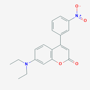 7-(Diethylamino)-4-(3-nitrophenyl)chromen-2-one