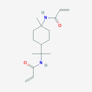 N-[1-methyl-4-[2-(prop-2-enoylamino)propan-2-yl]cyclohexyl]prop-2-enamide