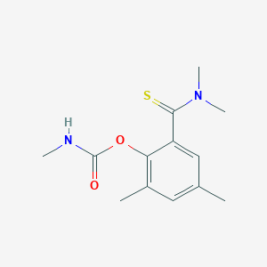 [2-(dimethylcarbamothioyl)-4,6-dimethylphenyl] N-methylcarbamate